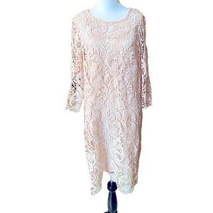 Light pink lace dress!